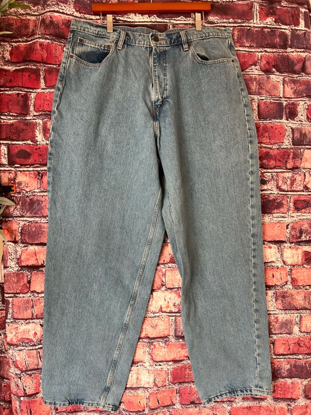 Levi's Skateboarding Super Baggy Cordura Jeans 38x34 Simple Rinse Blue